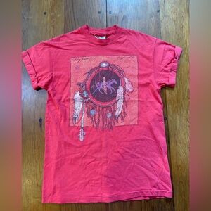 Vintage Hazelwood Southwestern Pony Drum Single Stitch Tee Women’s M Made In USA